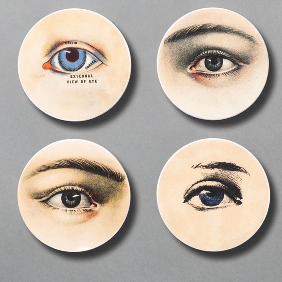 Eye Design Coasters Set John Derian x Target - Picture 2 of 3